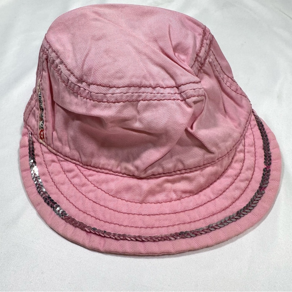 Diesel Industry Pink Sequin Kids Cap